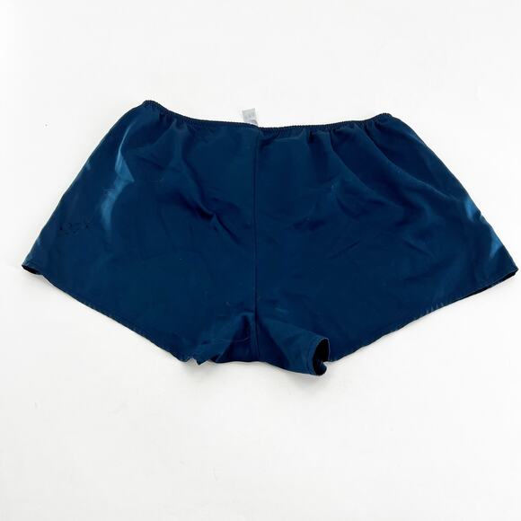 Stars Above Navy Silk PJ Shorts (with holes) M - Picture 3 of 5